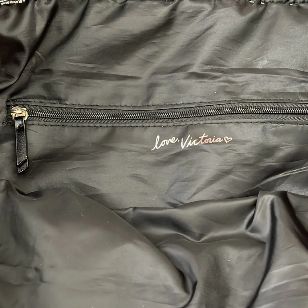 Victoria's Secret Pink & Cream Canvas Tote Bag - Picture 10 of 15